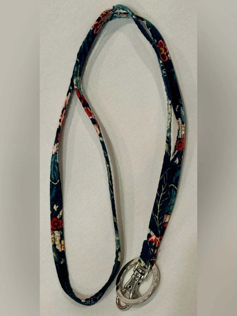 Vera Bradley Floral Lanyard Keychain ID Badge Holder